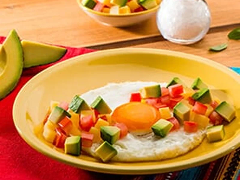 Sweet Potato Avocado Breakfast Bowl with Fried Egg