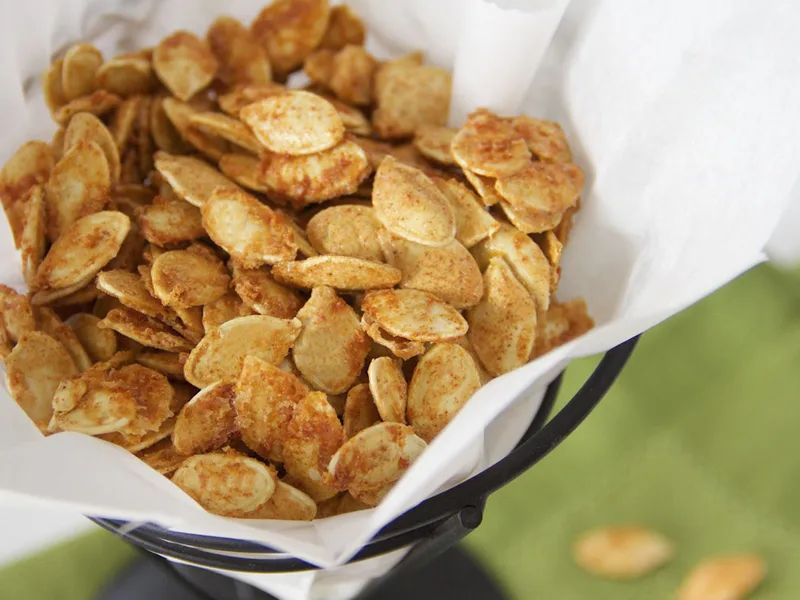 Smoky Sweet Roasted Pumpkin Seeds