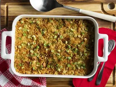 Million Dollar Chicken Casserole with Bacon and Jalapeños