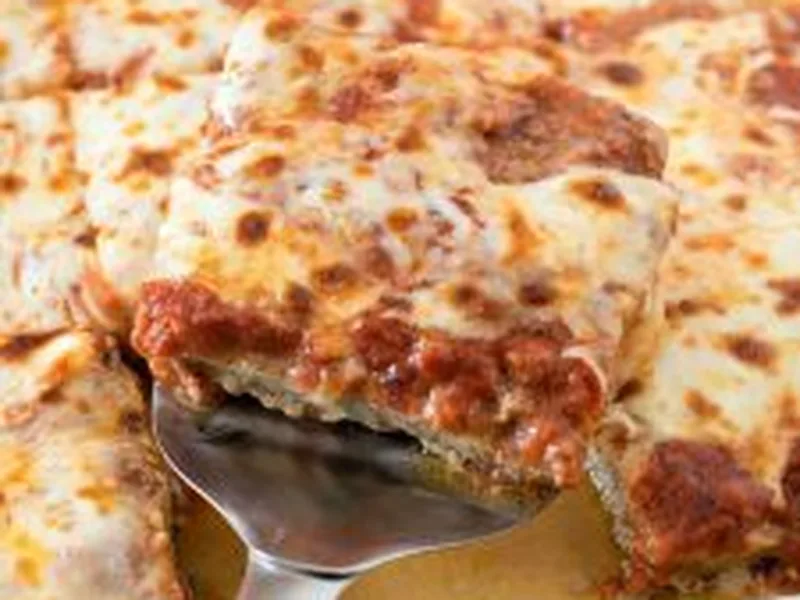 Keto Sheet Pan Italian Meatloaf with Mozzarella and Pizza Sauce