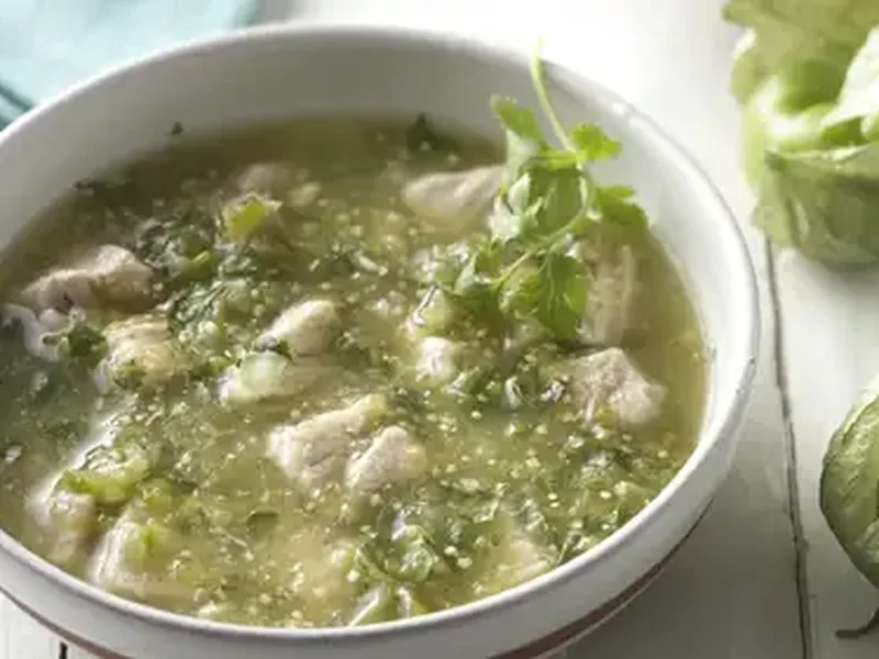 Slow-Cooked Pork in Spicy Tomato-Serrano Chile Sauce