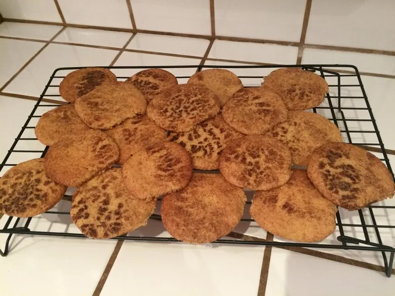 Easy Snickerdoodle Cookies with Cinnamon Sugar Coating
