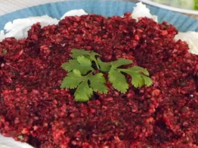 Spicy Cranberry Cream Cheese Dip with Cilantro