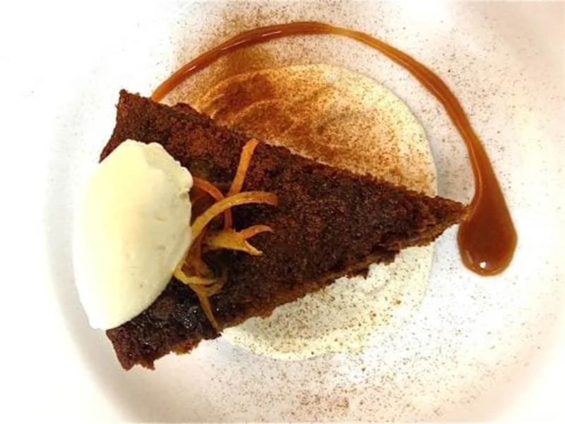 Spicy Fresh Ginger Cake with Molasses and Black Pepper