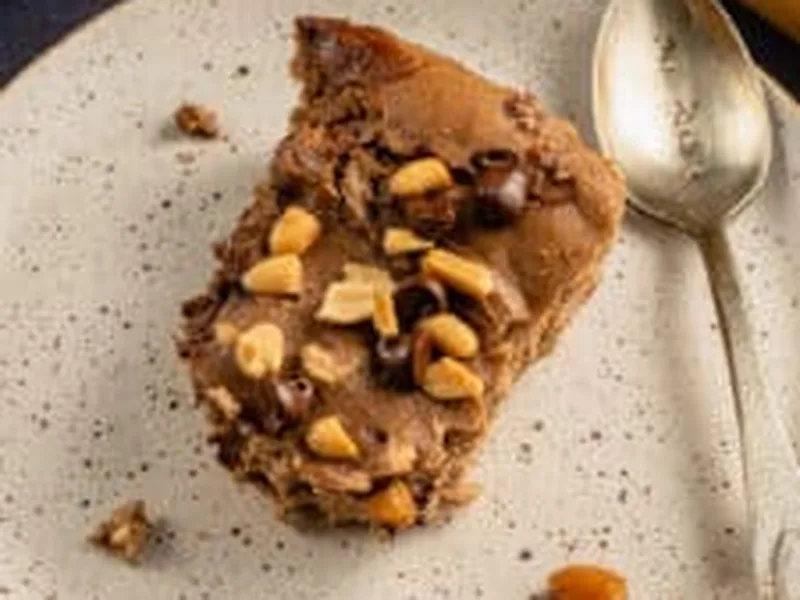 Protein-Packed Chocolate Peanut Butter Baked Oatmeal
