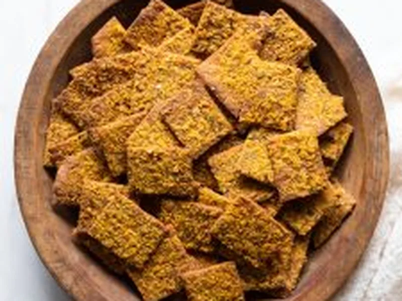 Gluten-Free Sourdough Discard Crackers