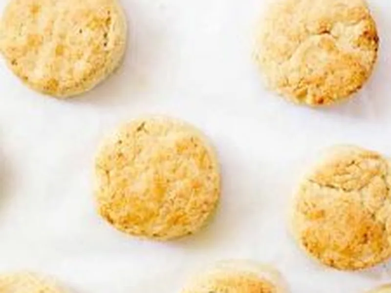 Flaky Vegan Biscuits with Cashew Cream