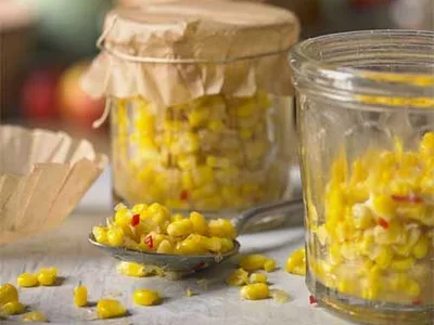 Fresh Corn Relish with Cider Vinegar