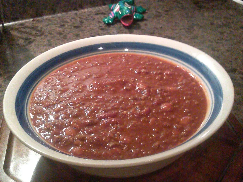 Pressure Cooker Chili Con Carne with Kidney Beans