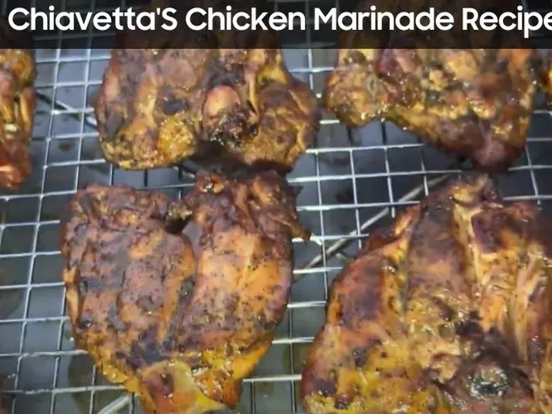 Chiavetta's Style Chicken Marinade with Apple Cider Vinegar