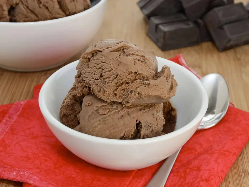 Rich Chocolate Chip Ice Cream with Double Chocolate