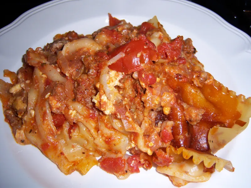 Slow Cooker Lasagna with Lean Ground Beef