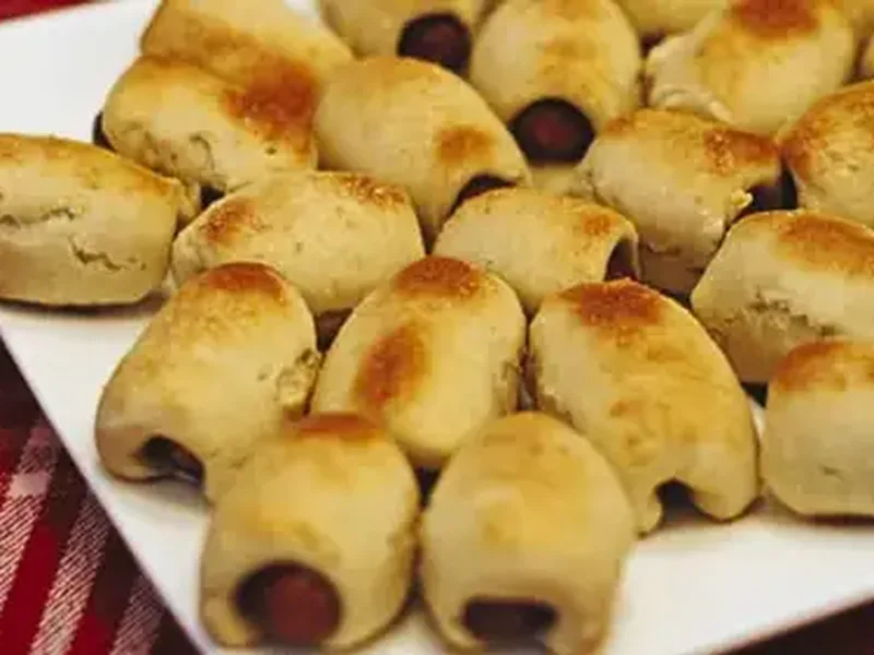 Pretzel-Wrapped Pigs in a Blanket with Homemade Dough