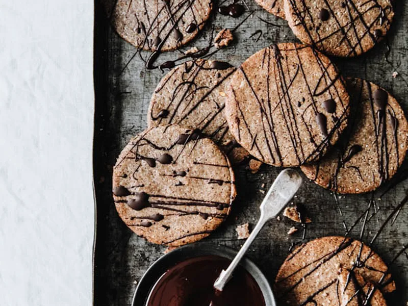 Keto Sugar Free Gingerbread Cookies with Sunflower Seeds