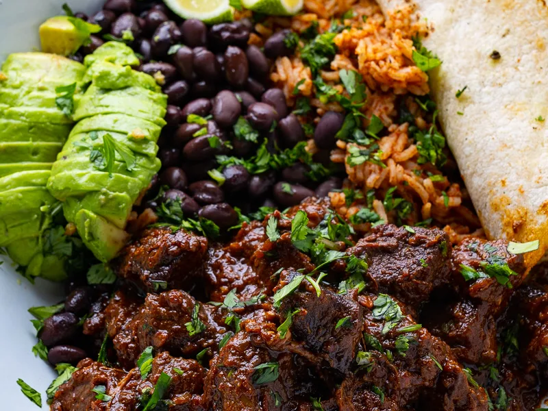 Carne Guisada - Tender Braised Beef in Rich Chipotle Sauce