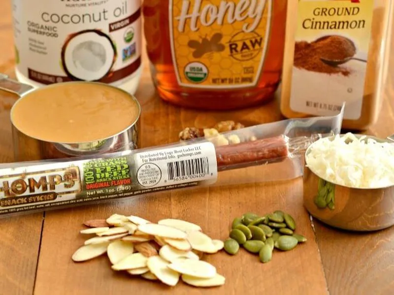 Protein-Packed Jerky Almond Granola