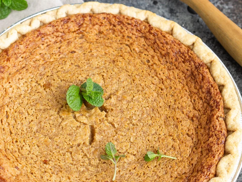 Old Fashioned Brown Sugar Custard Pie