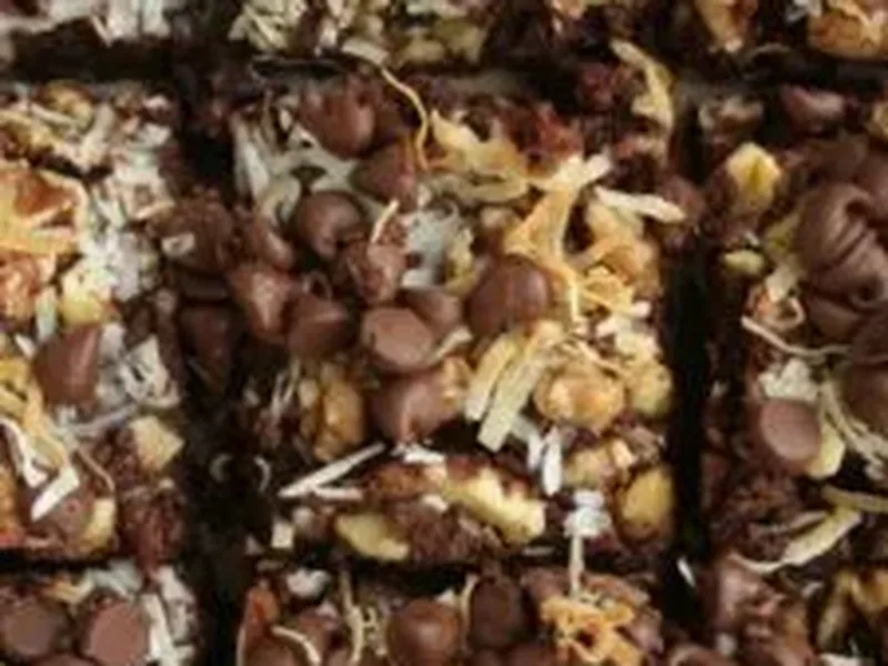 Gluten Free Fudgy Chocolate Brownies with Coconut Walnuts