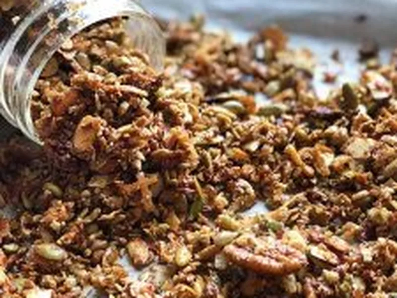 Grain-Free Sorghum Granola with Seeds and Nuts