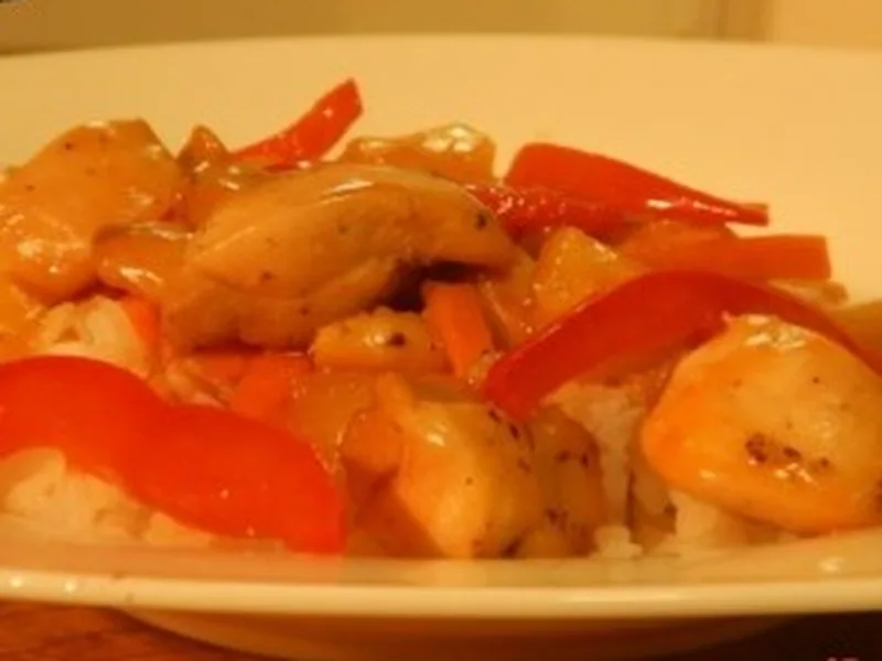 Easy Sweet and Sour Chicken with Pineapple