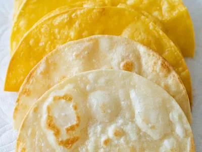 Homemade Fried Corn Taco Shells, 20 Count