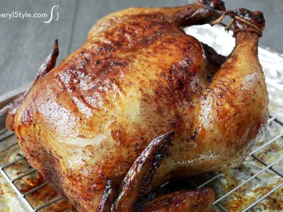 Asian-Spiced Roasted Chicken with Honey Soy Glaze