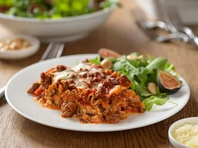 No-Fuss Beef Lasagna with Ricotta and Mozzarella