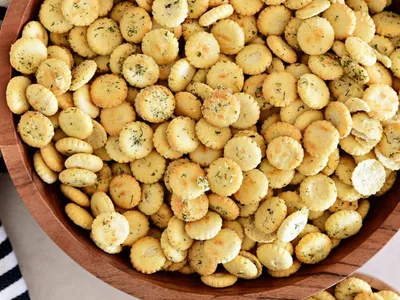 Baked Ranch Oyster Crackers Snack