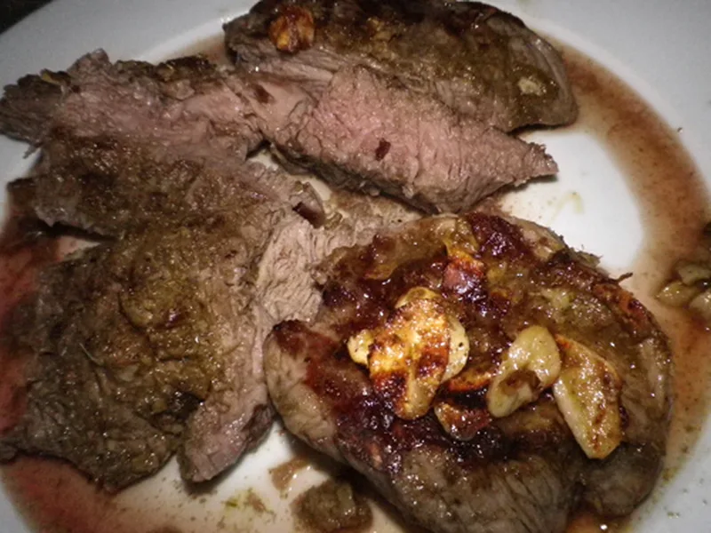 Butterflied Lamb Roast With Ginger Garlic Paste