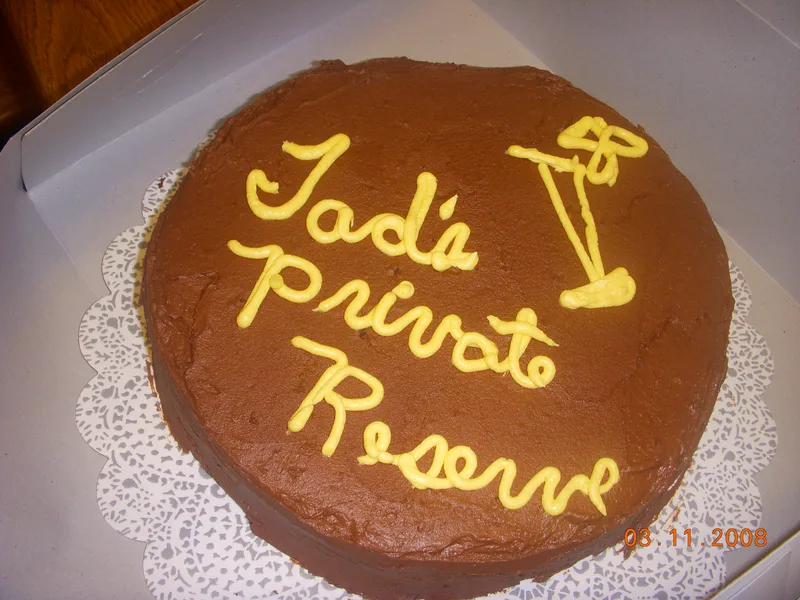 Velvet Mashed Potato Chocolate Tube Cake with Orange Frosting