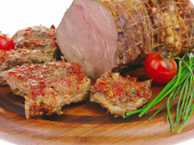 Marinated Pork Loin with Orange and Herb Sauce