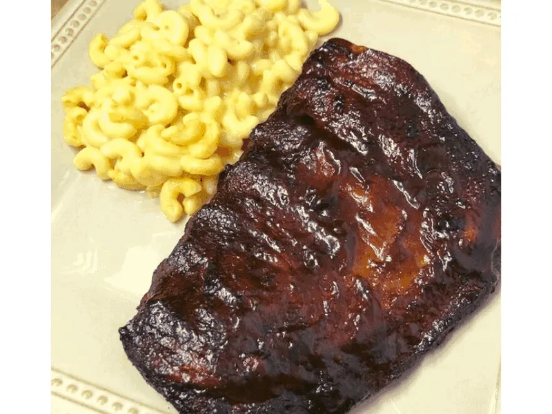 Quick Air Fryer BBQ Ribs with Liquid Smoke Seasoning