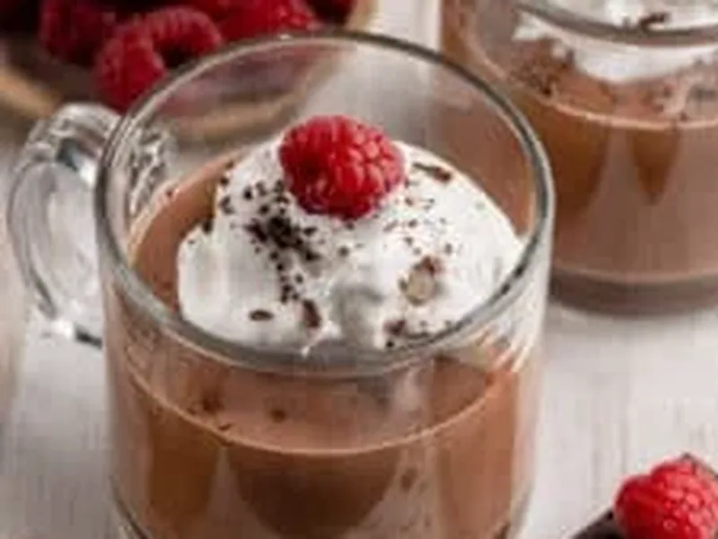 Silken Tofu Chocolate Mousse with Maple Syrup