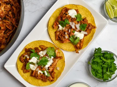 Chipotle Shredded Chicken Tinga with Tomato
