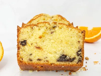 Orange Chocolate Loaf Cake with Citrus Buttermilk