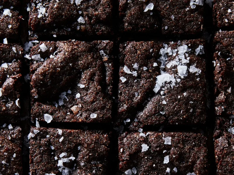Triple-Chocolate Olive Oil Brownies with Espresso