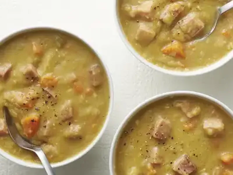 Instant Pot Split Pea Soup with Ham - Pressure Cooker Recipe