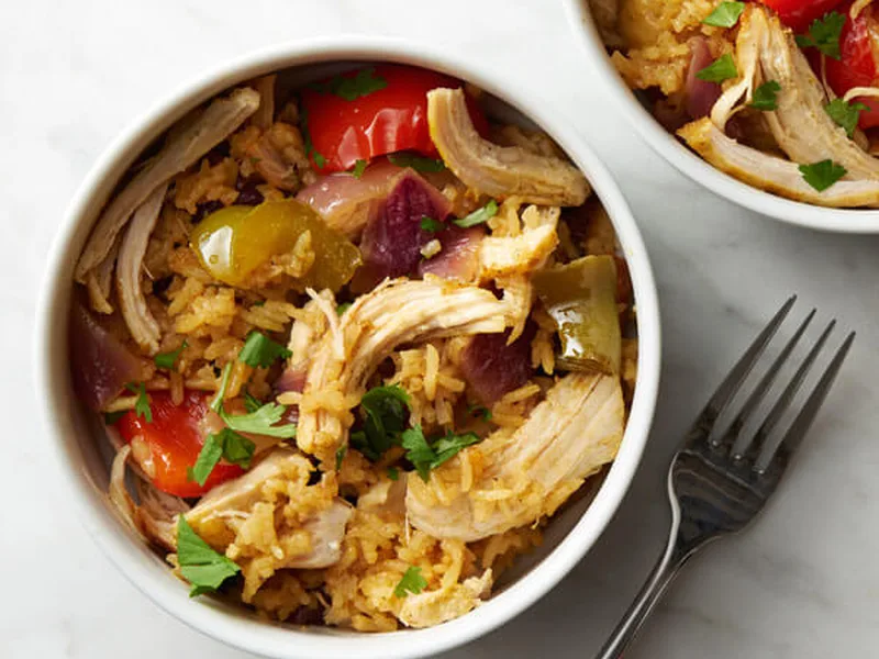 Instant Pot Curried Chicken Rice Bowl