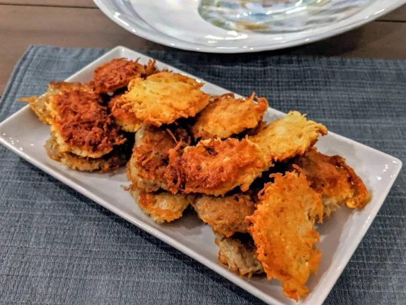 Perfect Crispy Potato Latkes with Almond Flour