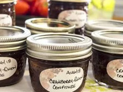 Cranberry Onion Confiture with Grand Marnier