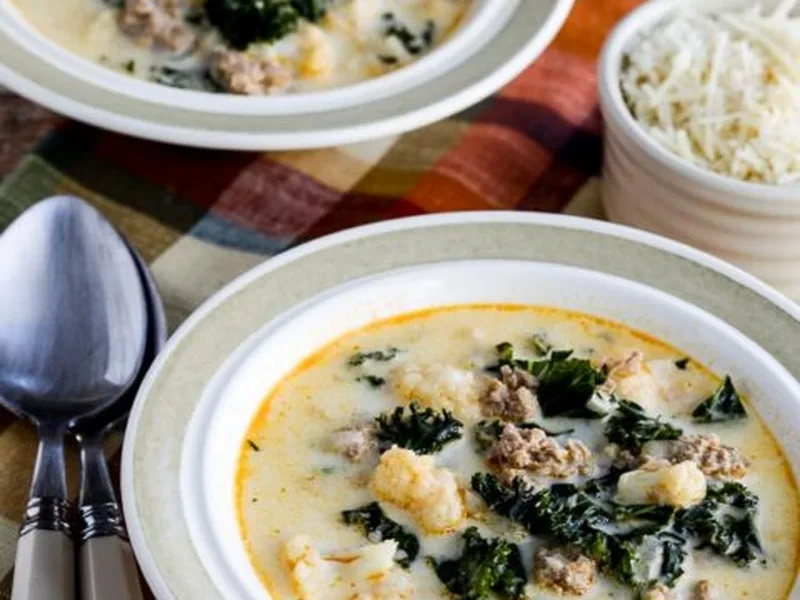 Instant Pot Zuppa Toscana with Cauliflower