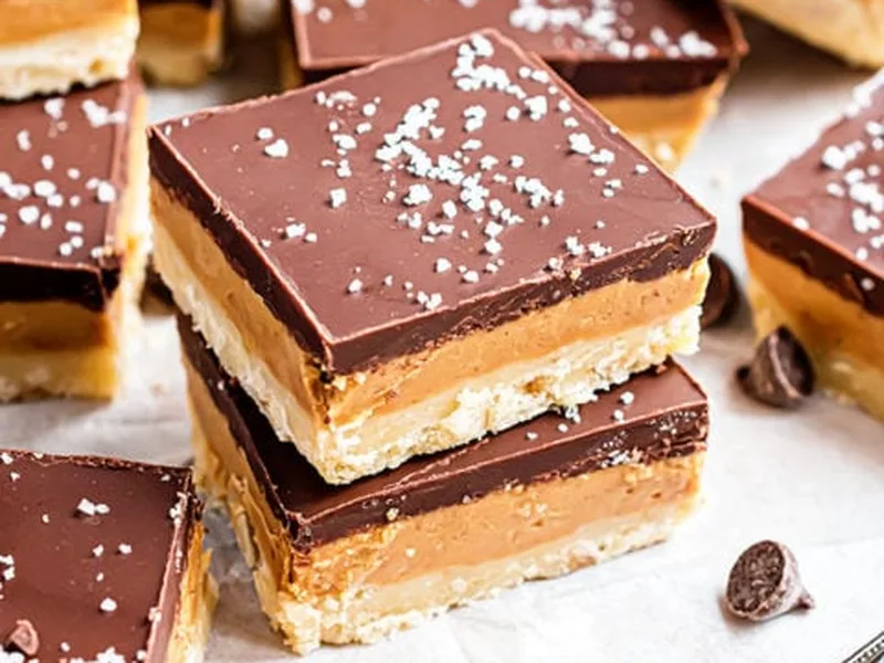 Homemade Tagalong Cookie Bars