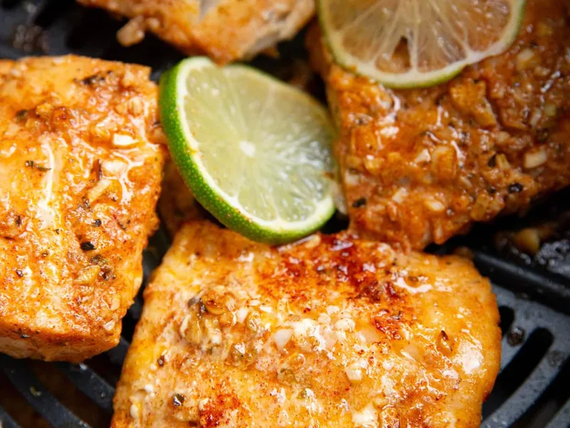 Chili Lime Air Fryer Cod with Avocado Oil Marinade