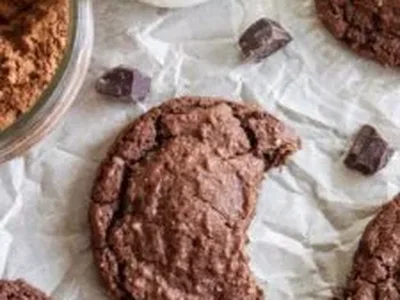 Soft Chocolate Almond Cookies with Whole Wheat Flour