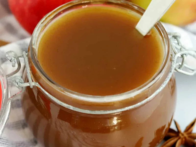 Apple Cider Brown Butter Syrup with Warm Spices