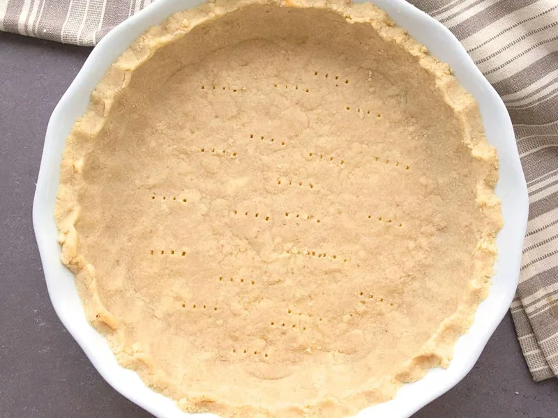 Keto Almond Flour Pie Crust Recipe - Sugar Free & Low Carb