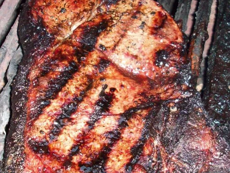 Broadway New York Strip with Calvados Marinade