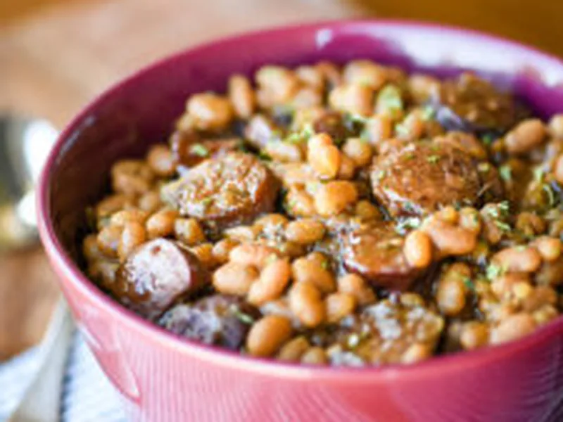 Instant Pot Cajun White Beans with Sausage