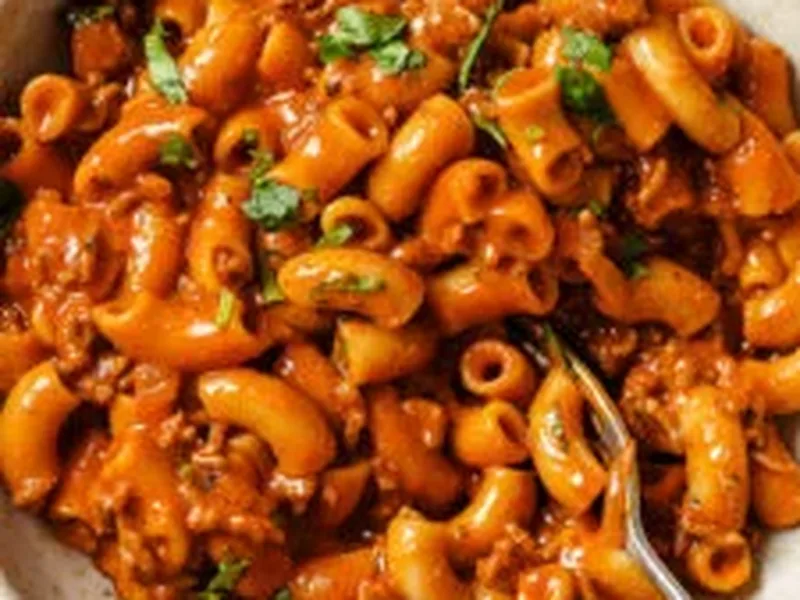 Gluten-Free Hamburger Helper with Coconut Milk