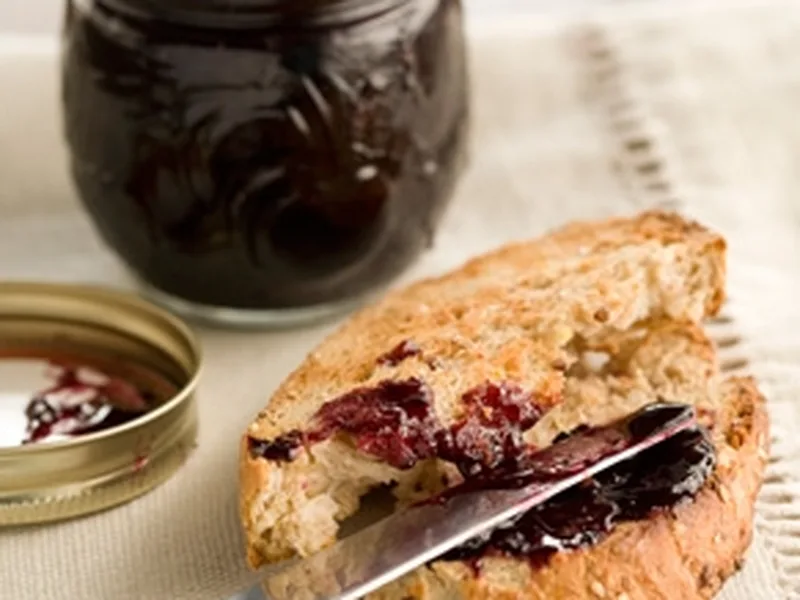 Lighter Lemon-Blueberry Jam with Fresh Ginger